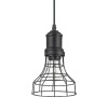 CAGE SP1 PLATE NERO Ideal Lux 129228