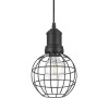 CAGE SP1 ROUND NERO Ideal Lux 129235