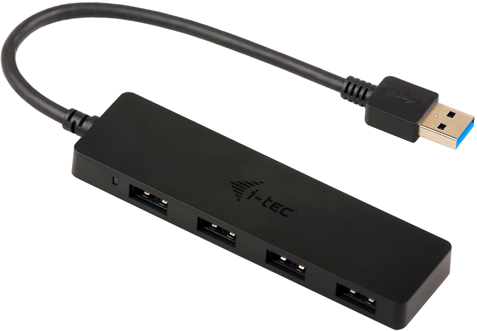 I-TEC USB 3.0 SLIM HUB 4 Port passive - Black (U3HUB404)