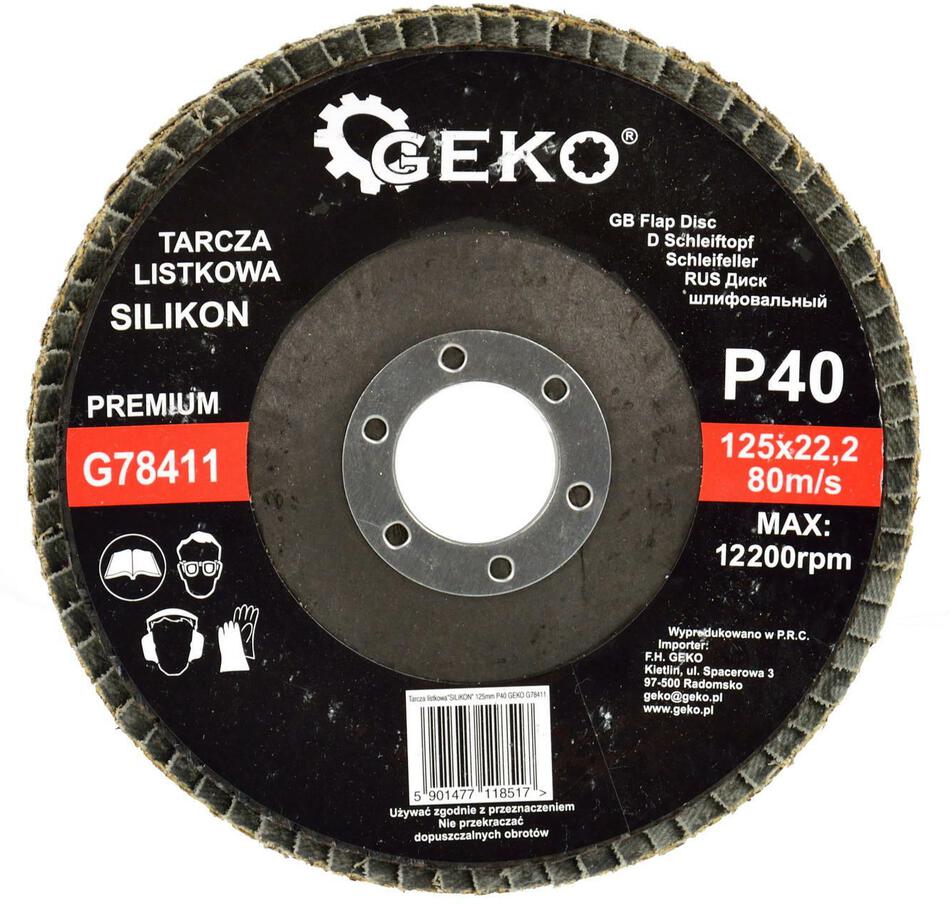 Lamelový kotouč 125mm, P40 GEKO