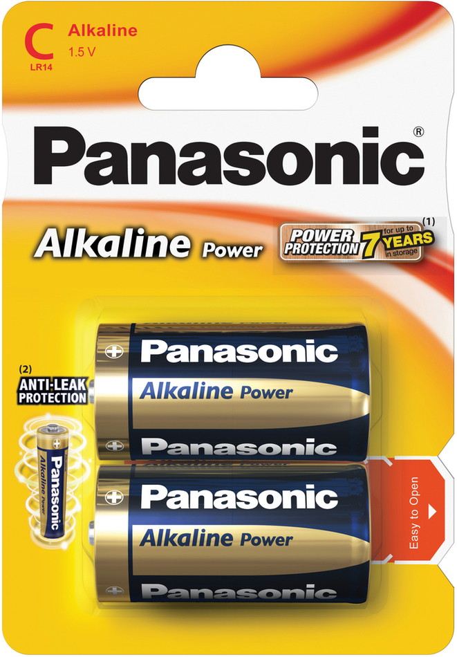 Baterie Panasonic LR14 2BP C Alk Power