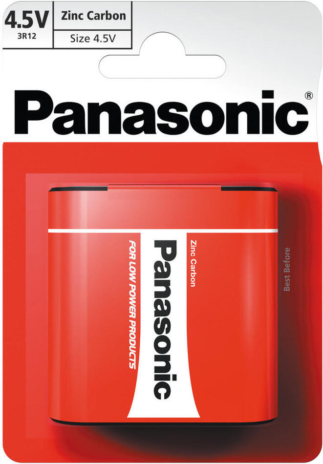 Baterie Panasonic 3R12 1BP 4,5V Red