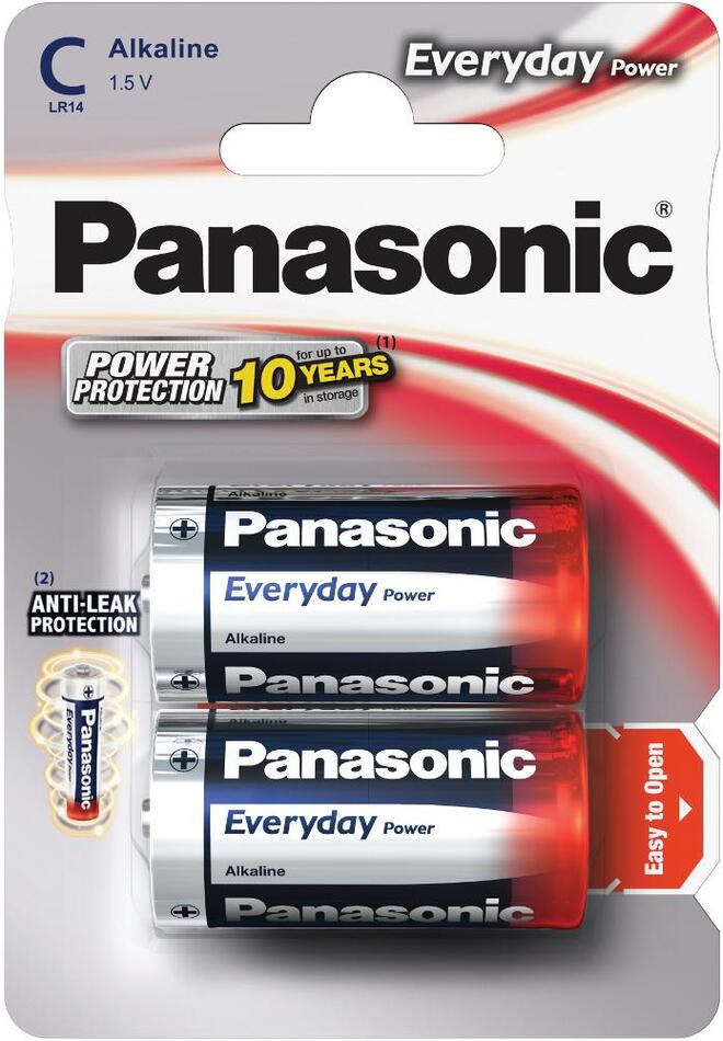 Baterie alkalická Panasonic Everyday Power C, LR14, blistr 2ks (268255)