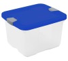 Box CLIP 30 L modrá/stříbrná CURVER