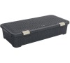 Úložný box pod postel Rattan 42 l - anthracite CURVER