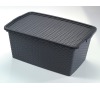 Box s víkem 40 l RATTAN HEIDRUN