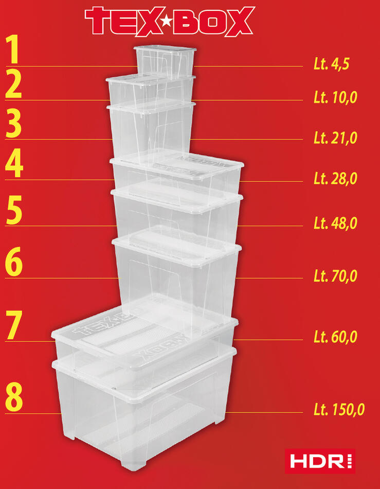 Box úložný TEX BOX 21l HEIDRUN