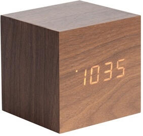 Designový LED budík - hodiny 5655DW Karlsson 8cm