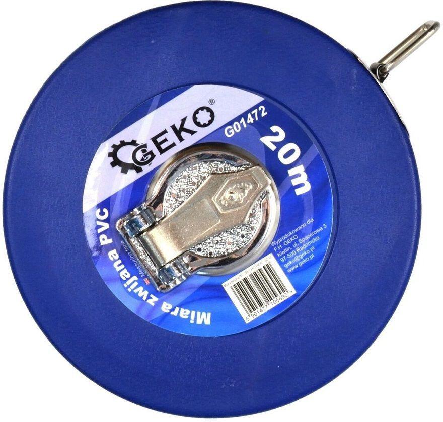Pásmo měřící, 20m, š. pásma 10mm, PVC GEKO