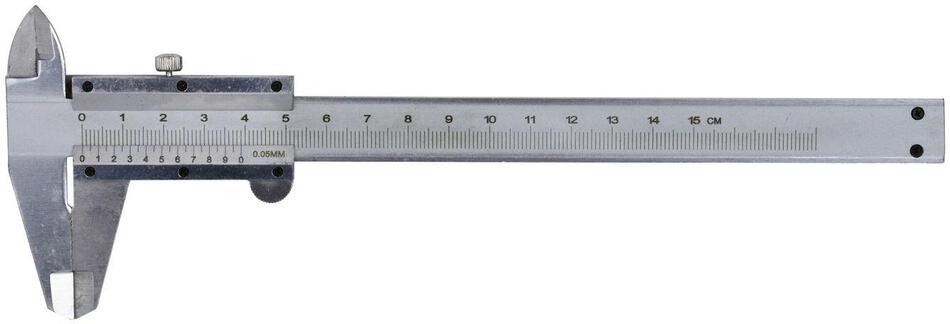 Měřítko posuvné kovové, 0-150mm x 0,05 GEKO