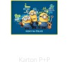 Karton P+P Desky na číslice MINIONS 3-987