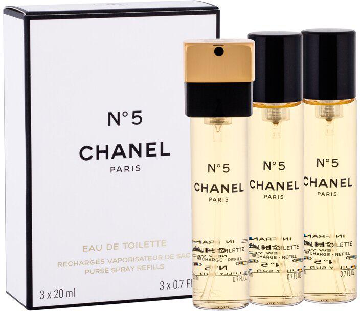 Toaletní voda Chanel No.5, 3x20 ml