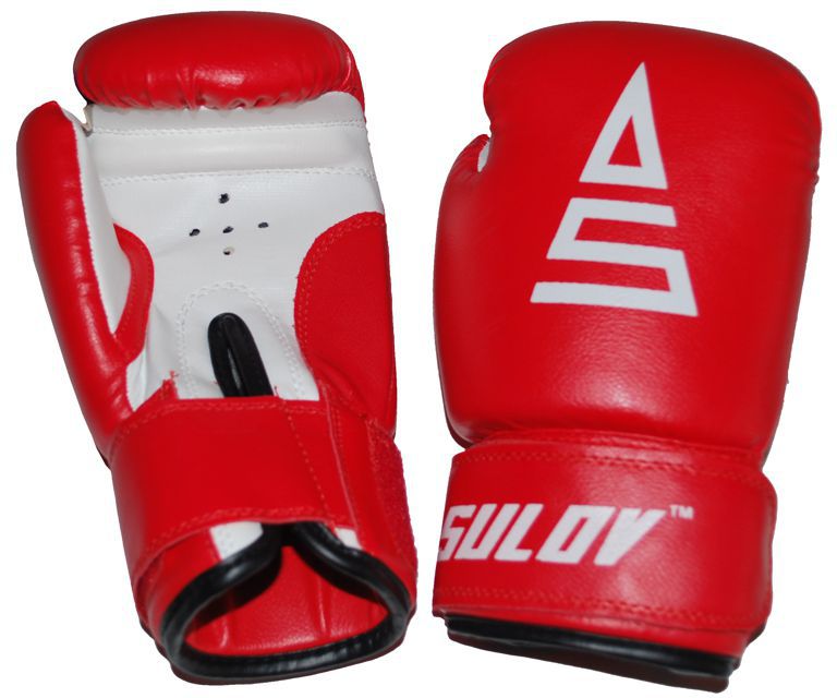 Box rukavice SULOV® PVC, 4oz, červené
