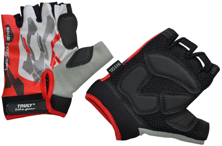 Cyklorukavice TRULY® TOP NX3GEL RULYT®, vel. L, červená