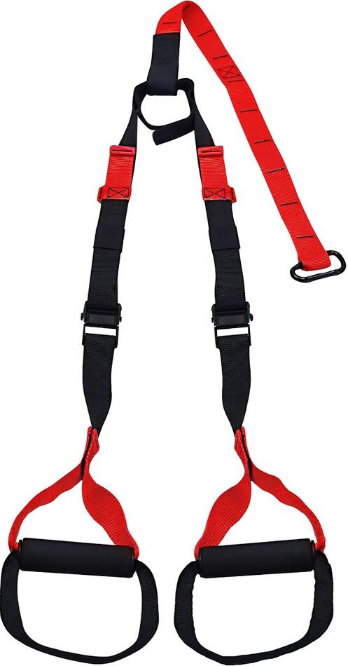 Závěsný posilovací systém LIFEFIT® TRAINER nastavitelný, červený