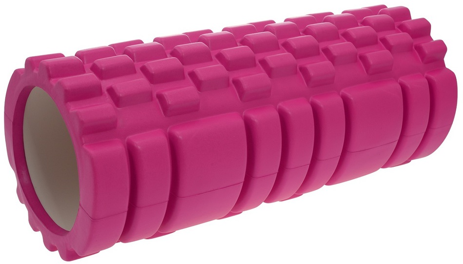 Masážní válec LIFEFIT® JOGA ROLLER A01 33x14cm, růžový