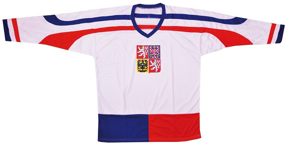 Hokejový dres ČR 2 SPORTTEAM®, bílý, vel. L