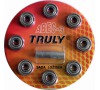 Sada ložisek TRULY® ABEC 3 - Carbon/8ks RULYT®