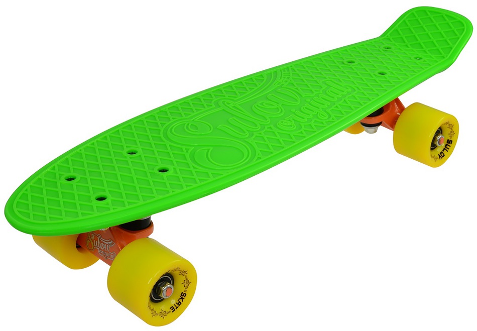 Penny board 22" SULOV® NEON SPEEDWAY zeleno-žlutý