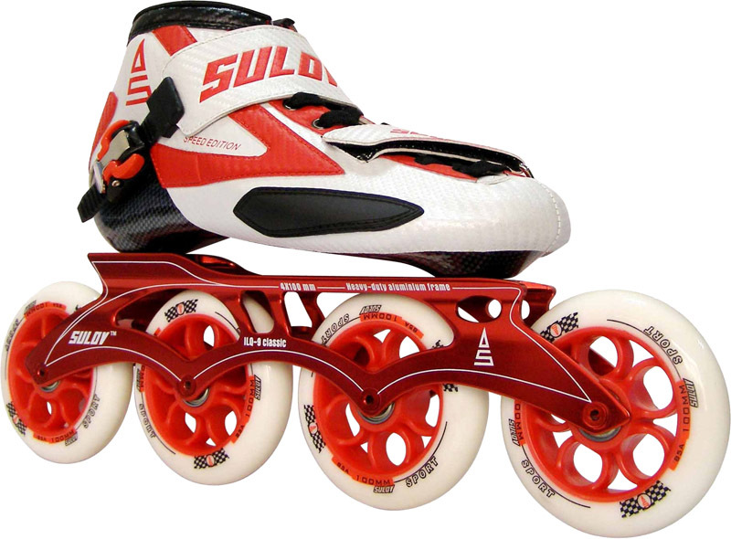 Kolečkové brusle SULOV RS SPEED 9.1 vel.40, červené