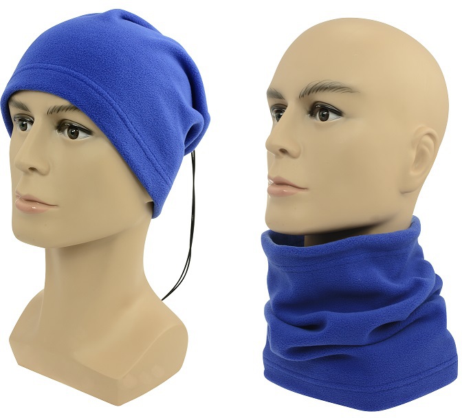 Multifunkční šátek 2v1 Fleece SULOV®, modrý