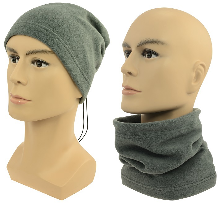 Multifunkční šátek 2v1 Fleece SULOV®, šedý
