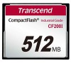 TRANSCEND Industrial Compact Flash Card CF200I 512MB, SLC (UDMA5) (TS512MCF200I)