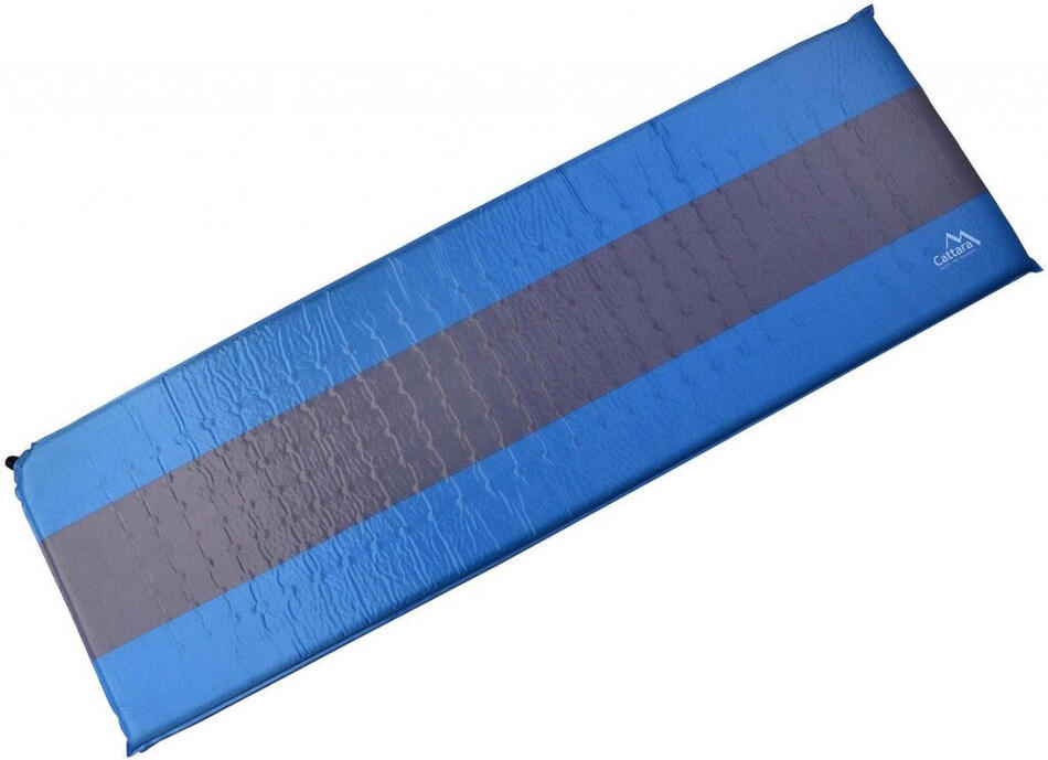 Karimatka Cattara samonafukovací 195 x 60 x 5 cm modro-šedá