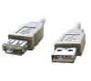 Ostatní USB kabel typ A-A, prodlužovací, 2m, šedý KUPAA2