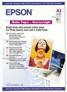 Papír do tiskárny Epson Matte Heavy Weight, 167g/m, A3, 50ks
