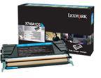 Lexmark X746, X748 Cyan Return Program Toner Cartridge 7K