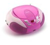 LENCO SCD-37 USB Pink - přenosný CD/MP3 přehrávač