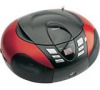 LENCO SCD-37 USB Red - přenosný CD/MP3 přehrávač