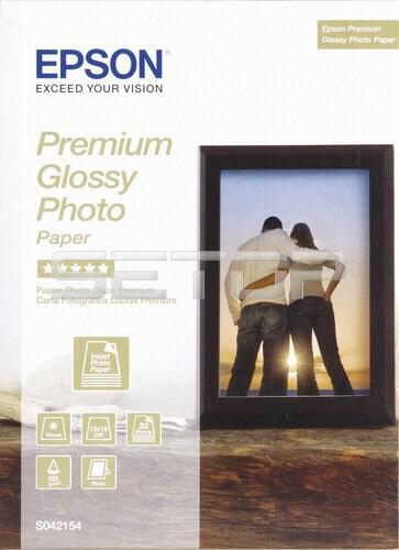 Epson papír Premium Glossy photo, 255g/m, 13x18, 30ks (C13S042154)