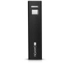 CANYON powerbanka 2600 mAh, kompaktní hliníková, micro USB input5V/1A a  USB output 5V/1A (max.), černá