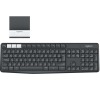 Logitech klávesnice K375s + stojan na mobil/tablet,unifying, bluetooth,CZ, černá (920-008182)