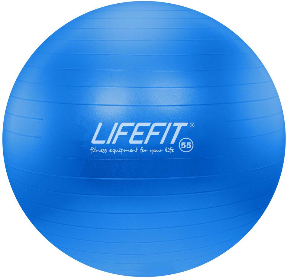 Gymnastický míč LIFEFIT® ANTI-BURST 55 cm, modrý