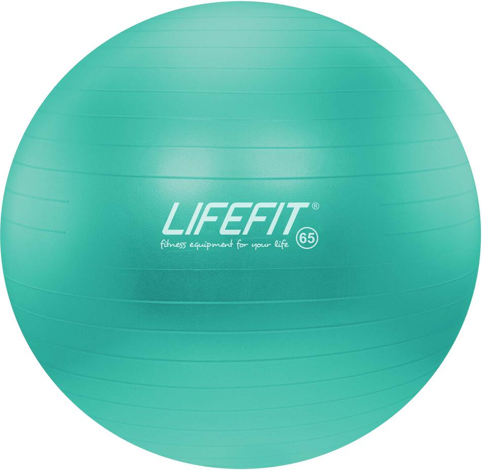 Gymnastický míč LIFEFIT® ANTI-BURST 65 cm, tyrkysový