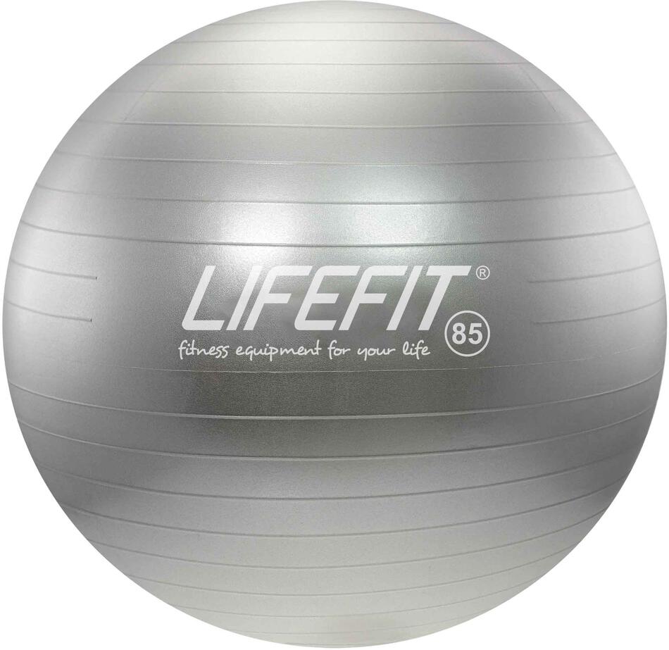 Gymnastický míč LIFEFIT® ANTI-BURST 85 cm, stříbrný