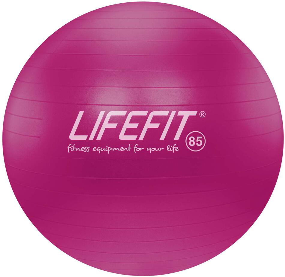 Gymnastický míč LIFEFIT® ANTI-BURST 85 cm, bordó