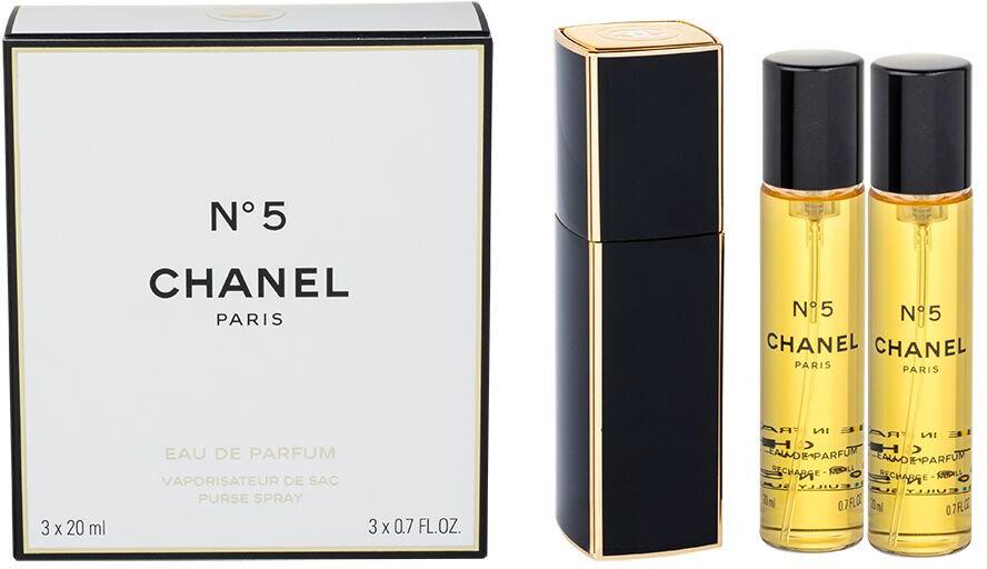 Parfémovaná voda Chanel No.5, 20 ml (3x 20 ml)