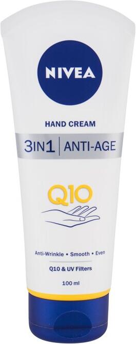 Krém na ruce Nivea Q10 Anti-Age, 100 ml (3in1)