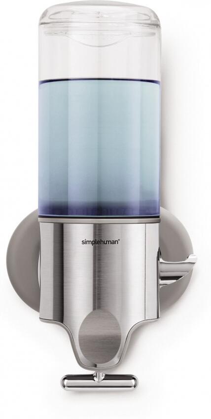 Dávkovač mýdla Simplehuman na zeď, nerez - 444ml BT1034