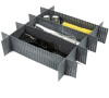 Organizér do zásuvky Compactor Free – šedý