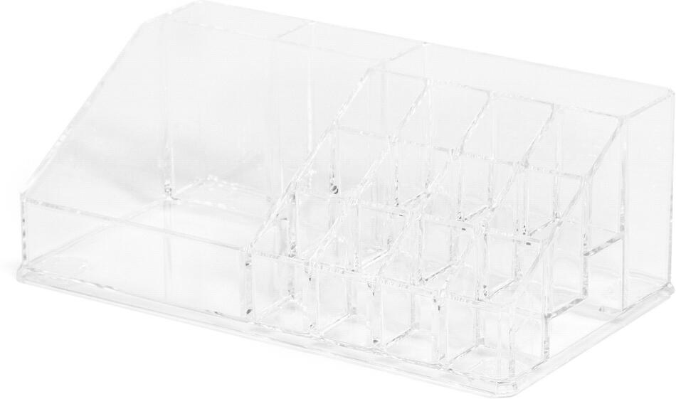Organizér na kosmetiku Compactor – 15 přihrádek, čirý plast