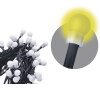 LED vánoční cherry řetěz – kuličky, 8m, teplá bílá, programy