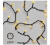LED vánoční cherry řetěz – kuličky, 2,5m, vnitřní, teplá b.