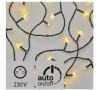 LED vánoční řetěz, 8m, teplá bílá, časovač