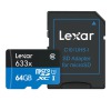Lexar 16GB microSDXC HS 633x s adaptérem