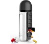 ASOBU multifunkční týdenní dávkovací láhev Pill Organizer černá 600ml